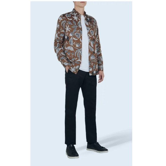 NWT Ted Baker London Mens Slim Fit 100% Cotton Chinos Black Size 34R $159 N91 - Picture 1 of 4